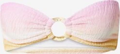 Watercult Bandeau-bikinitoppe Bandeau Bikinioverdel Kvinder Pink / Lyserød