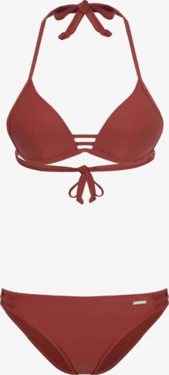 Bruno Banani Trekants-bikinier Triangel Bikini Kvinder Brun