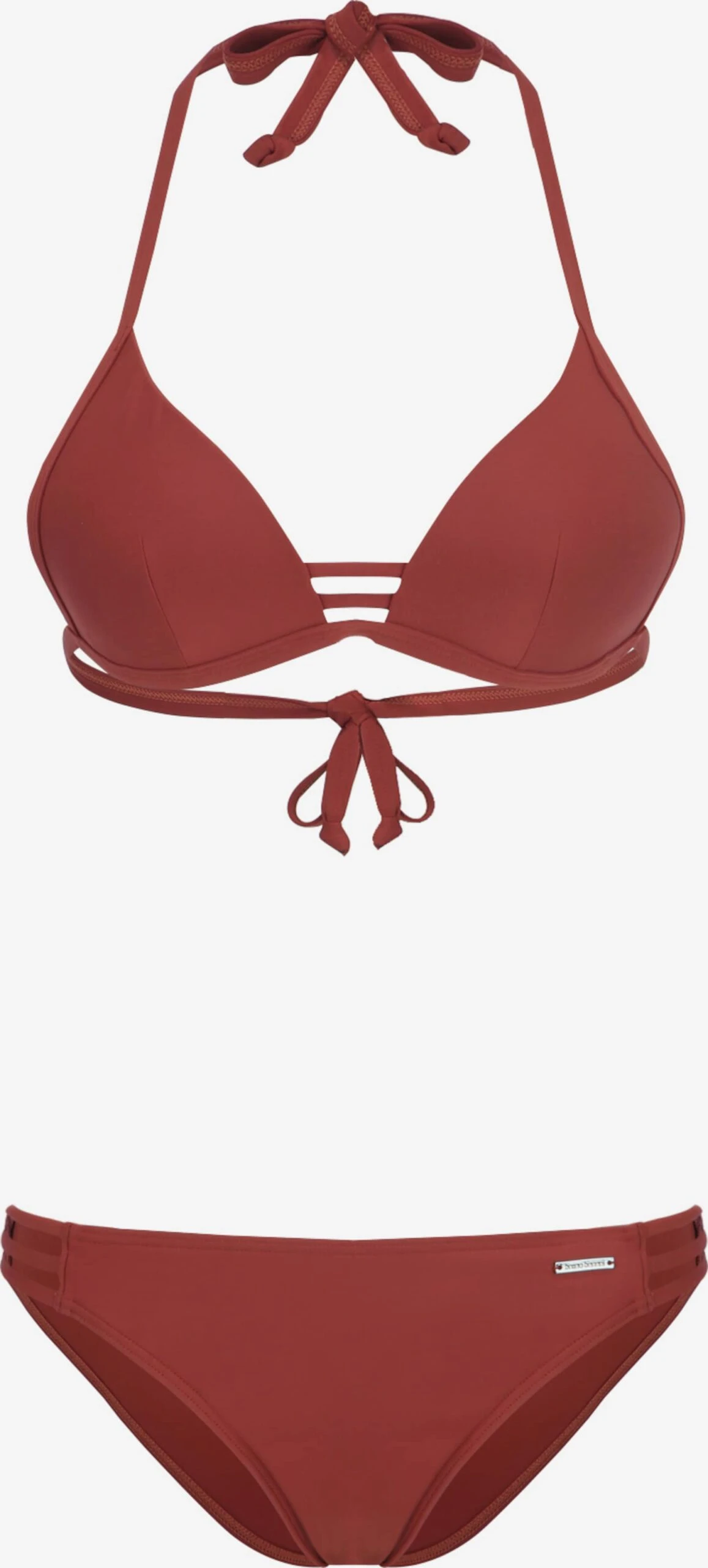 Bruno Banani Trekants-bikinier Triangel Bikini Kvinder Brun