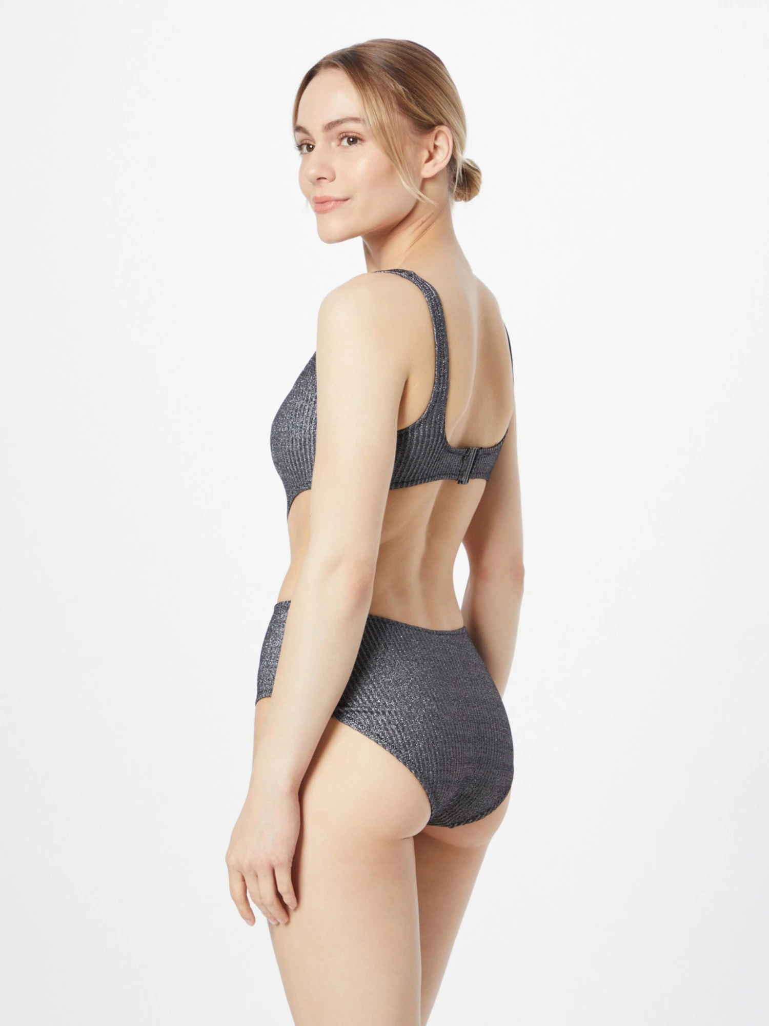 Solid & Striped Badedragte Bustier Badedragt THE SARAH Kvinder Sølv - Billede 3