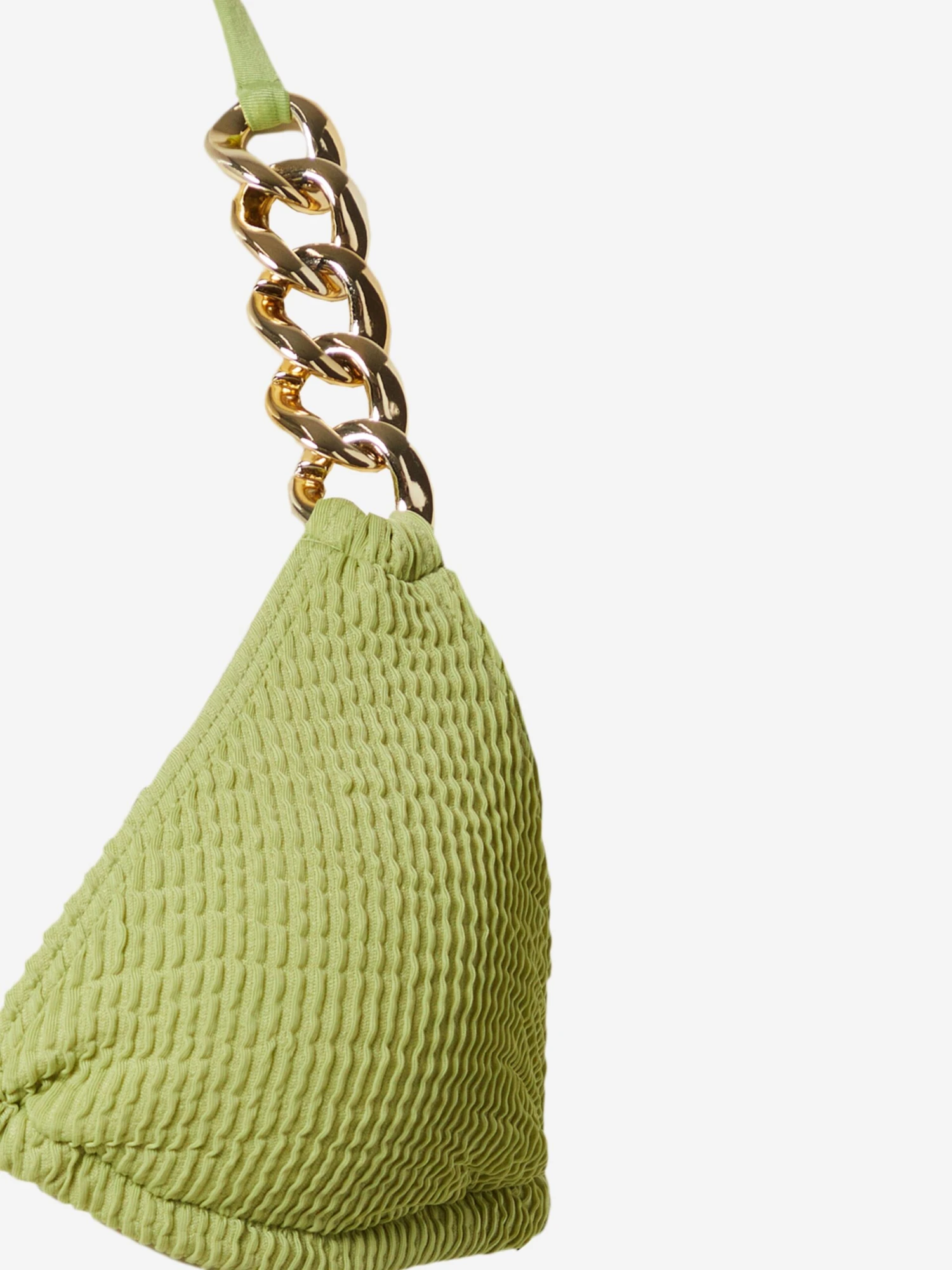 NASTY GAL Trekants-bikinier Triangel Bikini Kvinder Oliven / Siv - Billede 3