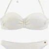 Jette Bøjle-bikinier Balconette Bikini Kvinder Hvid