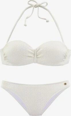 Jette Bøjle-bikinier Balconette Bikini Kvinder Hvid