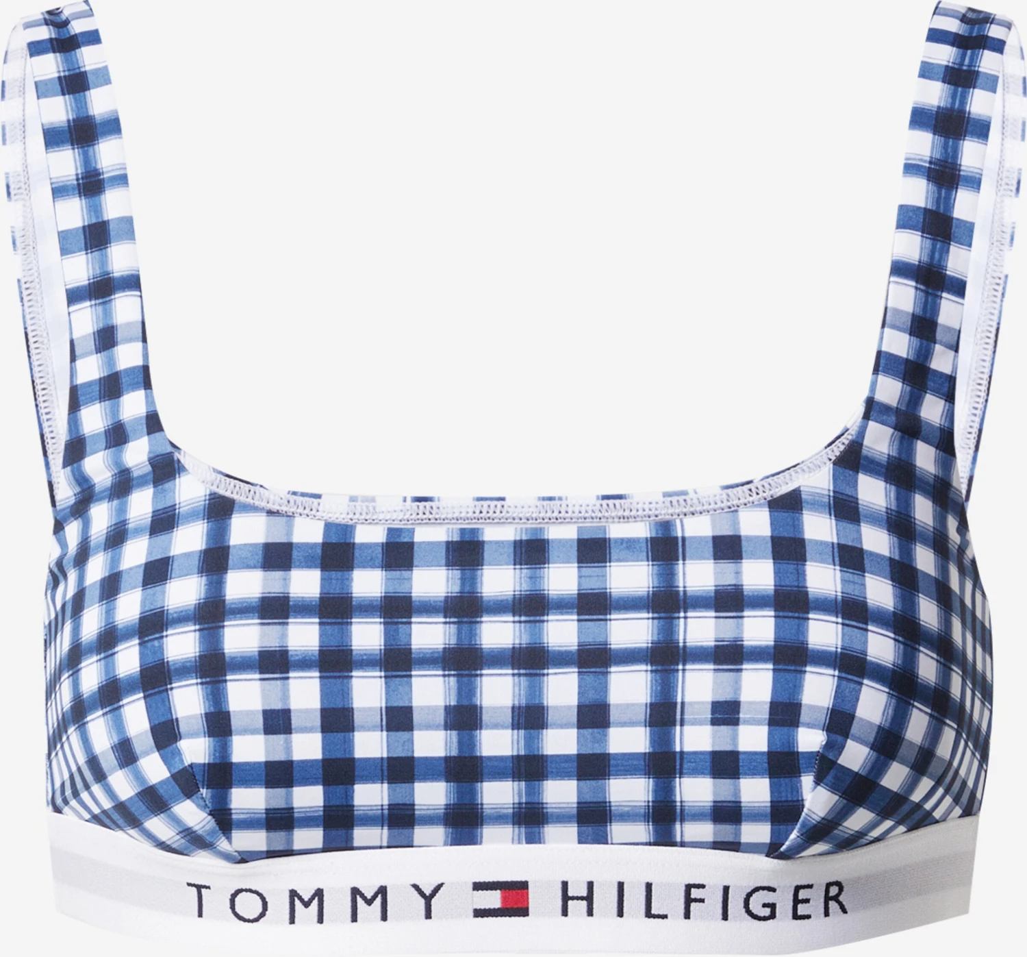 Bustier-bikinitoppe Bustier Bikinioverdel Kvinder Navy / Hvid