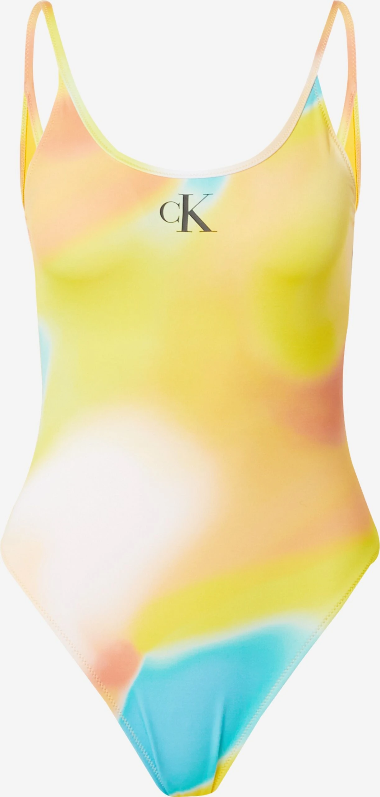 Calvin Klein Swimwear Badedragte Badedragt Kvinder Gul