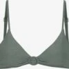 Sunseeker Trekants-bikinitoppe Triangel Bikinioverdel Kvinder Oliven