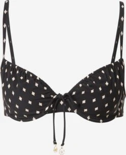Watercult Store Skåle T-shirt-BH Bikinioverdel Kvinder Sort