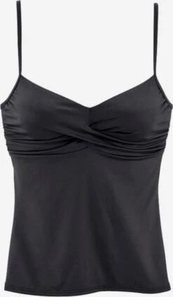S.Oliver Tankinier Bustier Tankini-overdel Spain Kvinder Sort