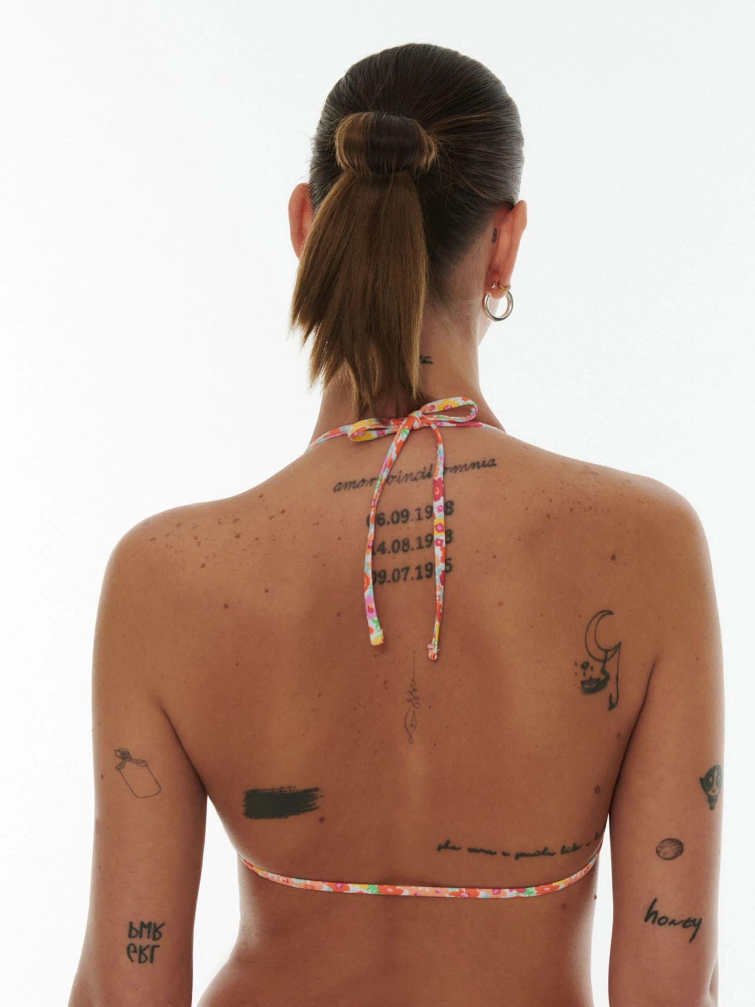 Trekants-bikinitoppe Triangel Bikinioverdel Tara Kvinder Blandingsfarvet - Billede 3