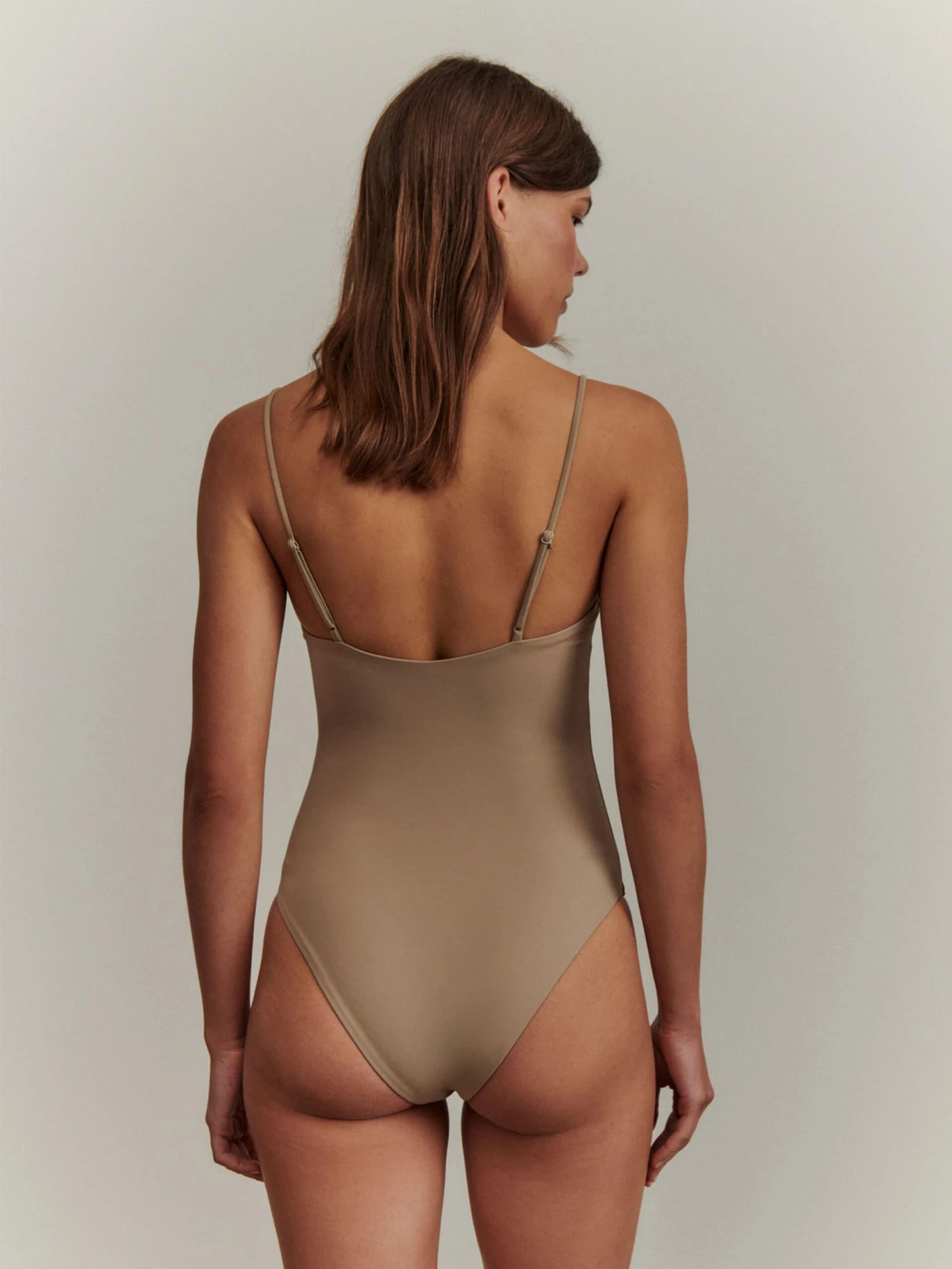 Badedragte Bustier Badedragt Vanessa Kvinder Beige - Billede 4