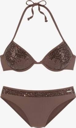 Bruno Banani Bøjle-bikinier Push-up Bikini Kvinder Brun