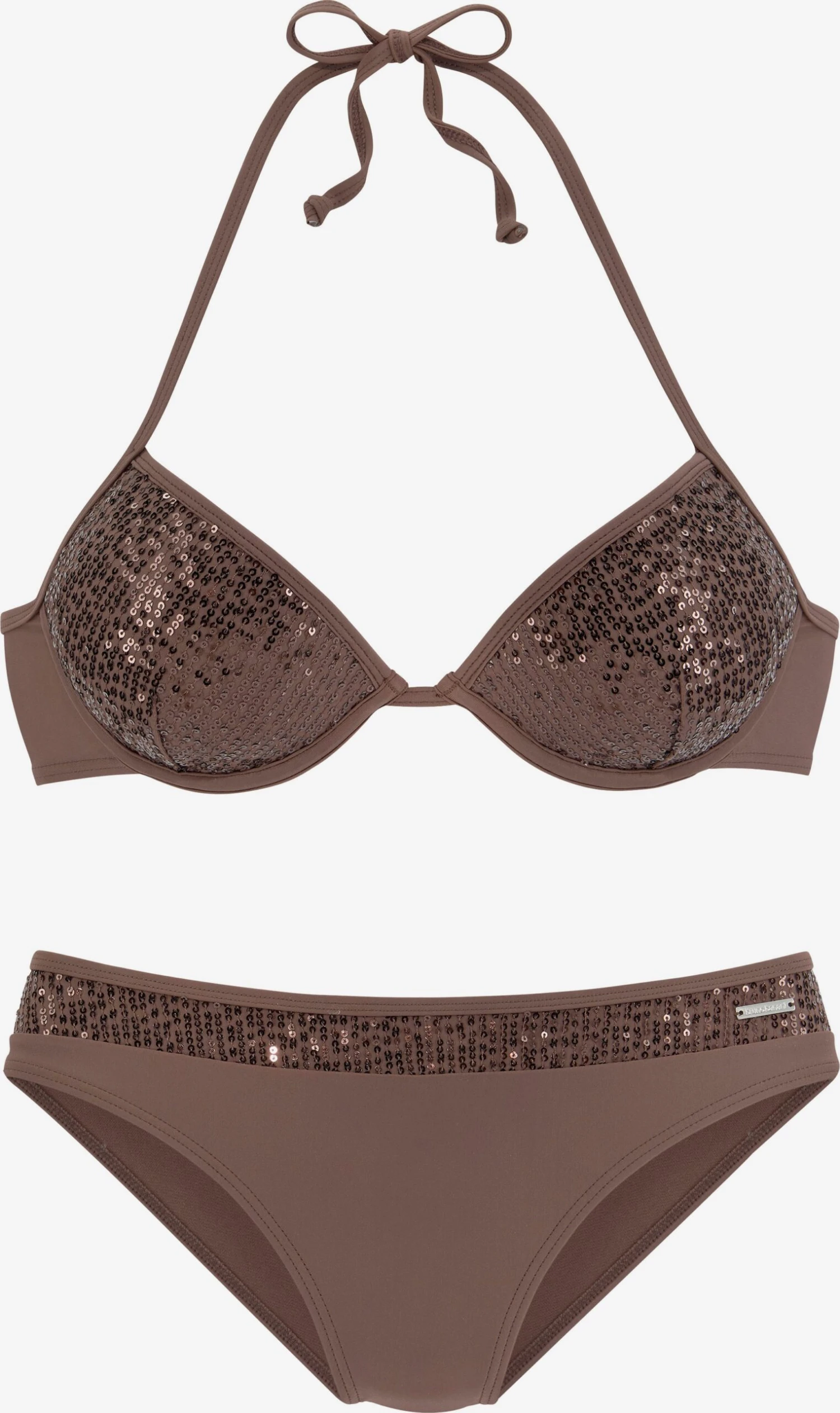 Bruno Banani Bøjle-bikinier Push-up Bikini Kvinder Brun