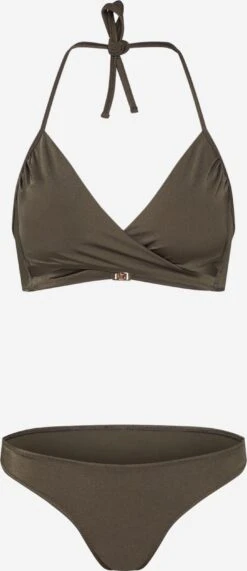 About You Trekants-bikinier Regular Bikini Lotta Kvinder Khaki