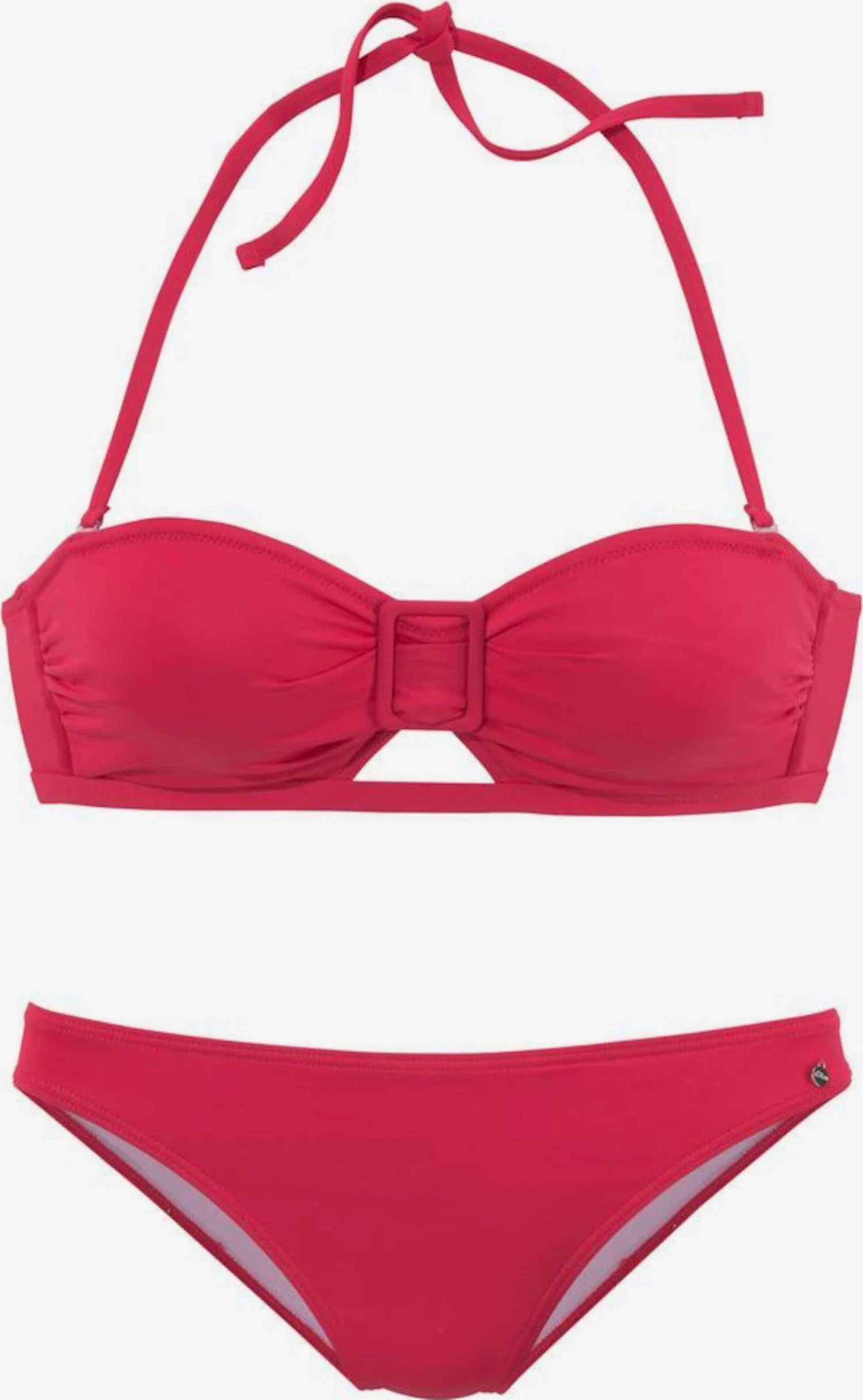S.Oliver Bandeau-bikinier Bandeau Bikini Kvinder Pitaya