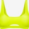Bustier-bikinitoppe Bustier Bikinioverdel Gina Kvinder Lime