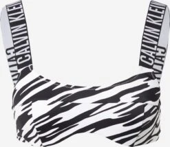 Calvin Klein Swimwear Bøjle-bikinitoppe Bustier Bikinioverdel Kvinder Sort / Hvid