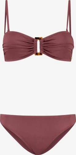 Shiwi Bandeau-bikinier Bandeau Bikini Zoe Kvinder Rustbrun