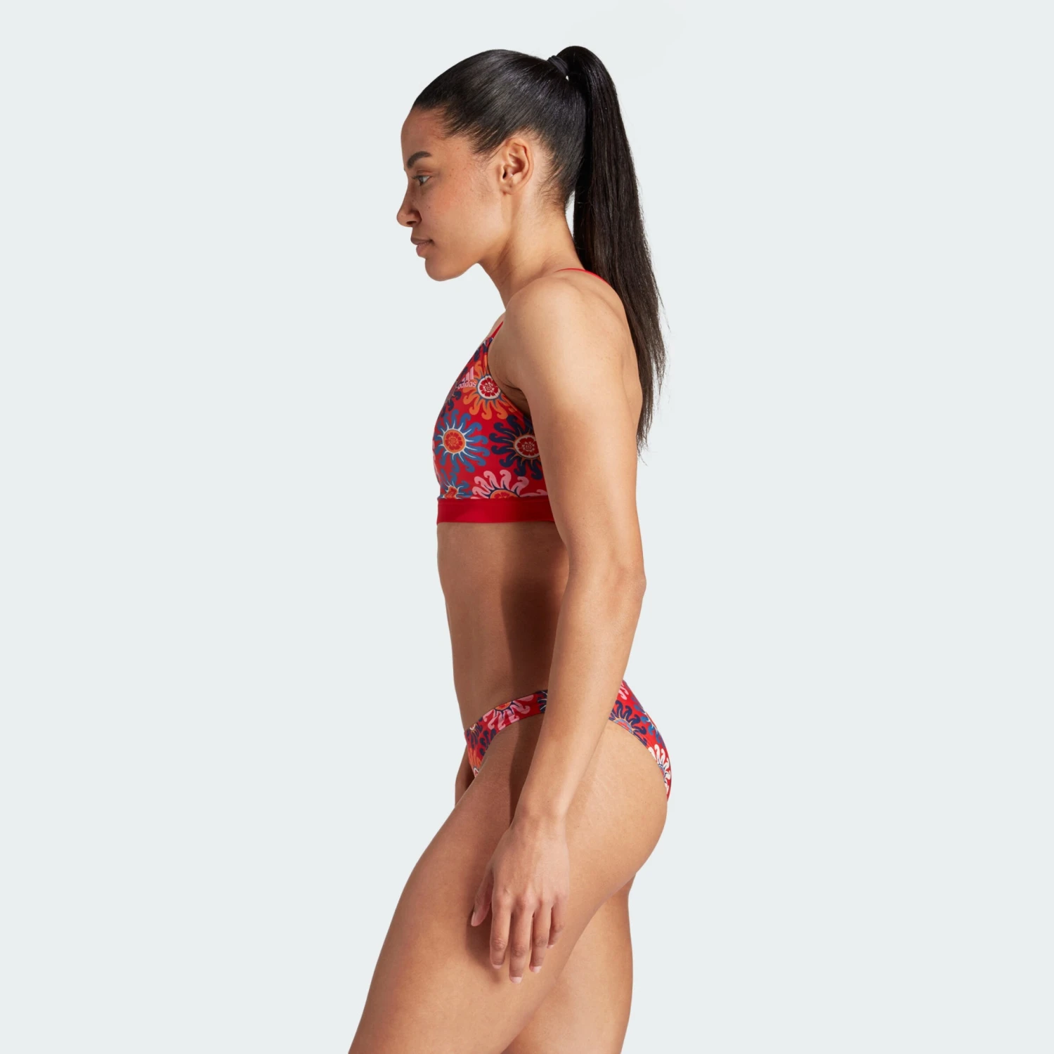 Adidas Sportswear Store Skåle Bustier Sportsbikini Kvinder Rød - Billede 4