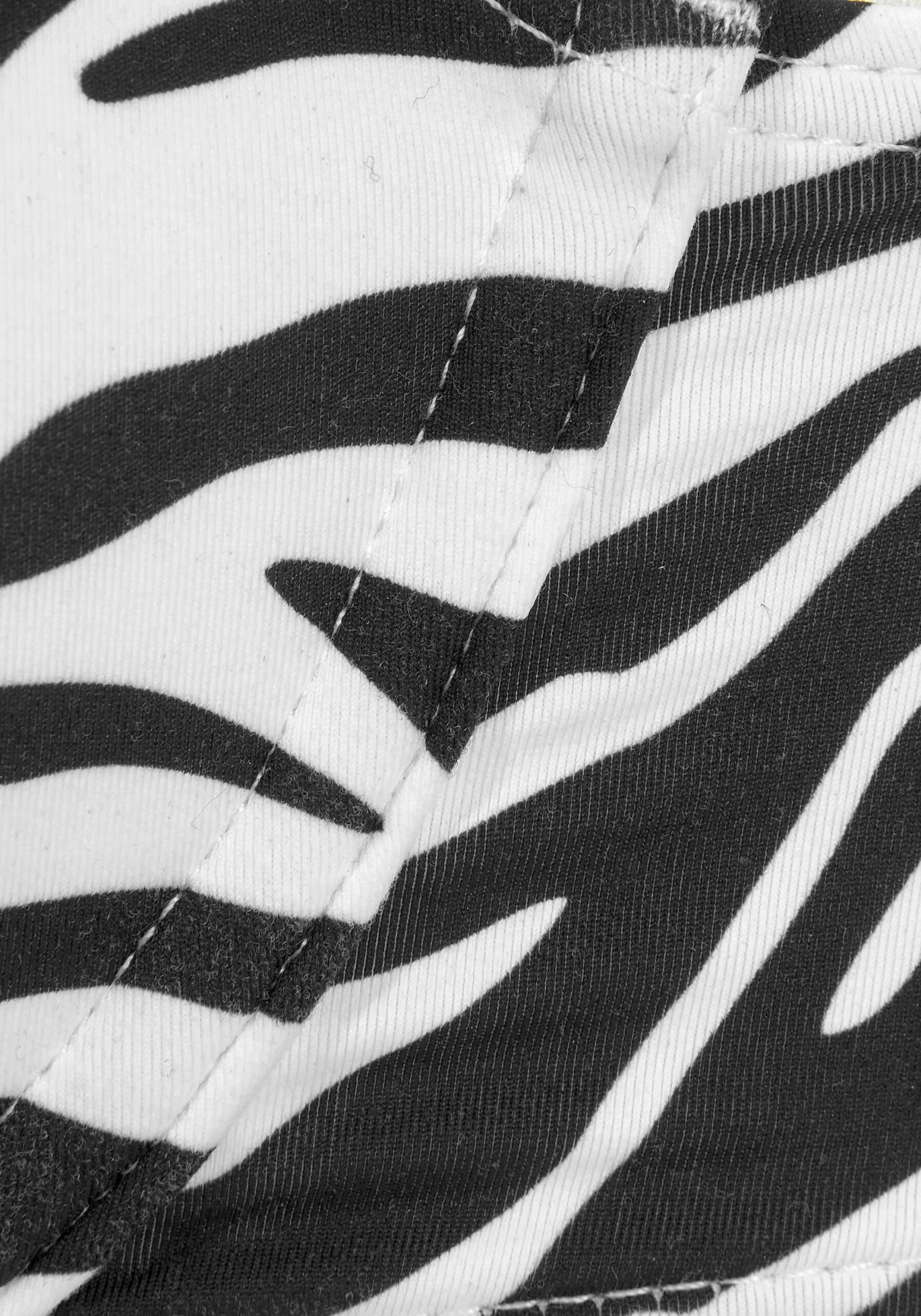 VENICE BEACH Bøjle-bikinitoppe Triangel Bikinioverdel Kvinder Sort / Hvid - Billede 3