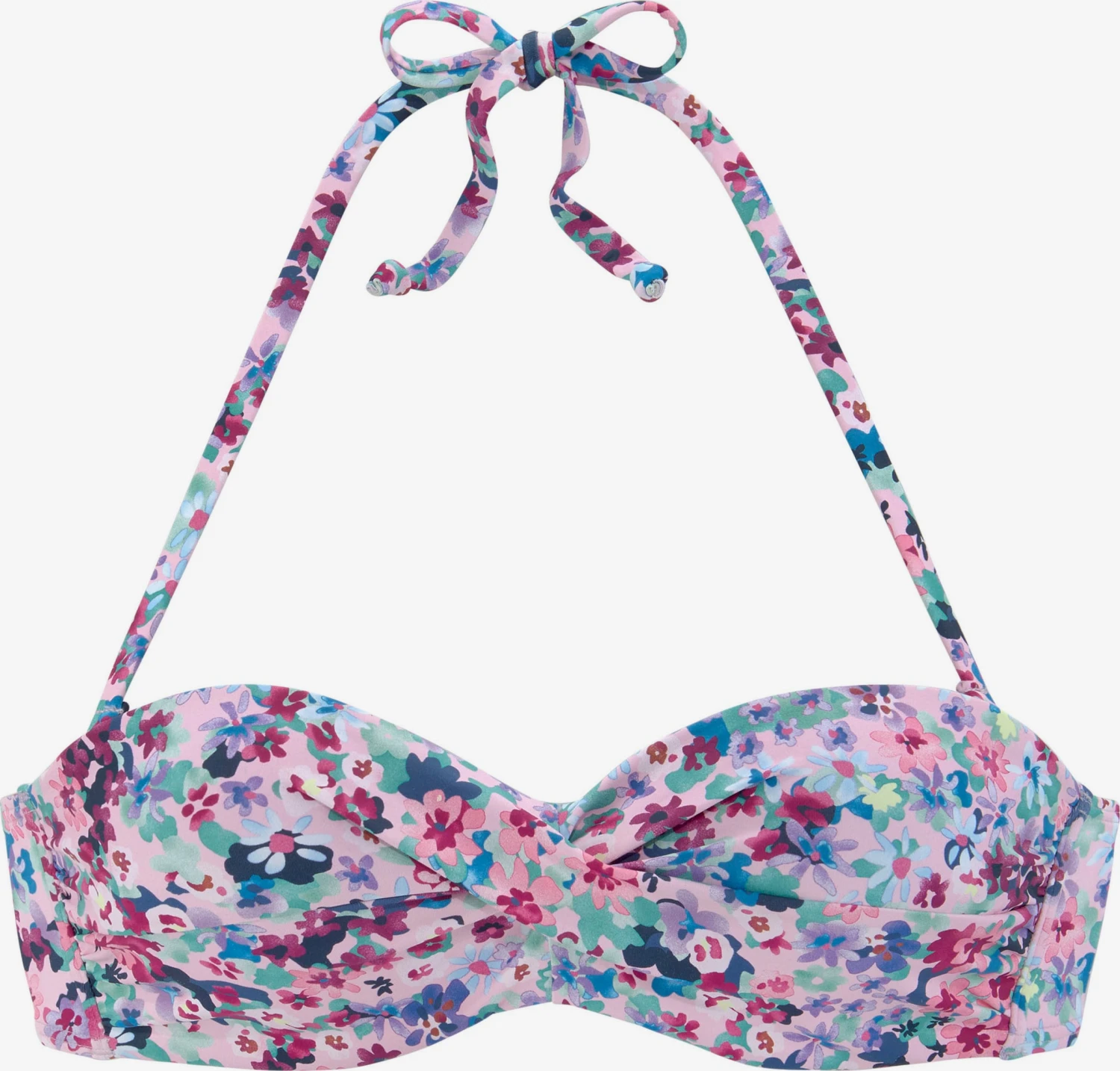 S.Oliver Bandeau-bikinitoppe Bandeau Bikinioverdel Kvinder Blandingsfarvet