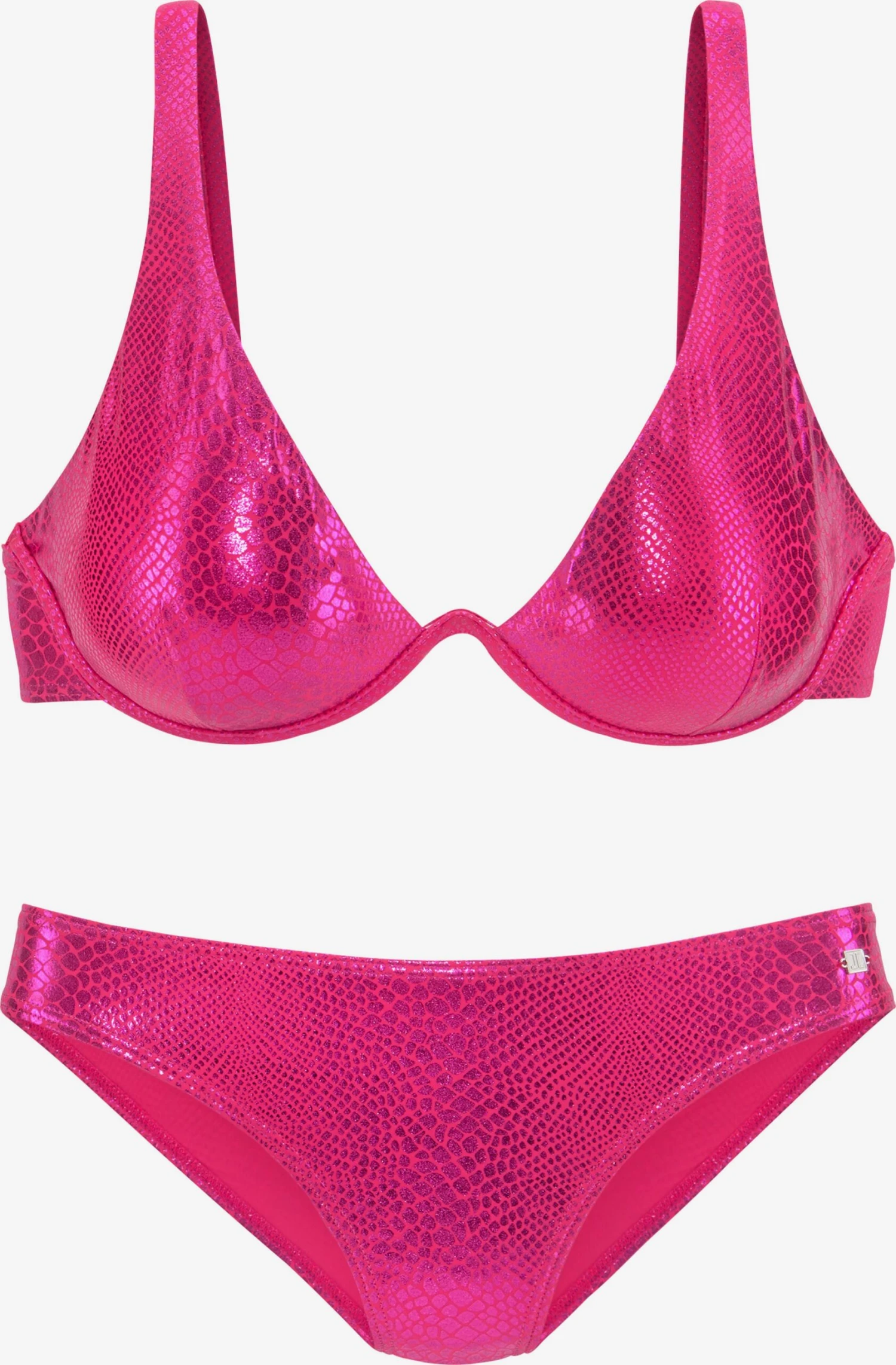 Jette Bøjle-bikinier T-shirt-BH Bikini Kvinder Magenta