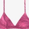 Bikini-overdele Triangel Sportsbikinioverdel Kvinder Pink