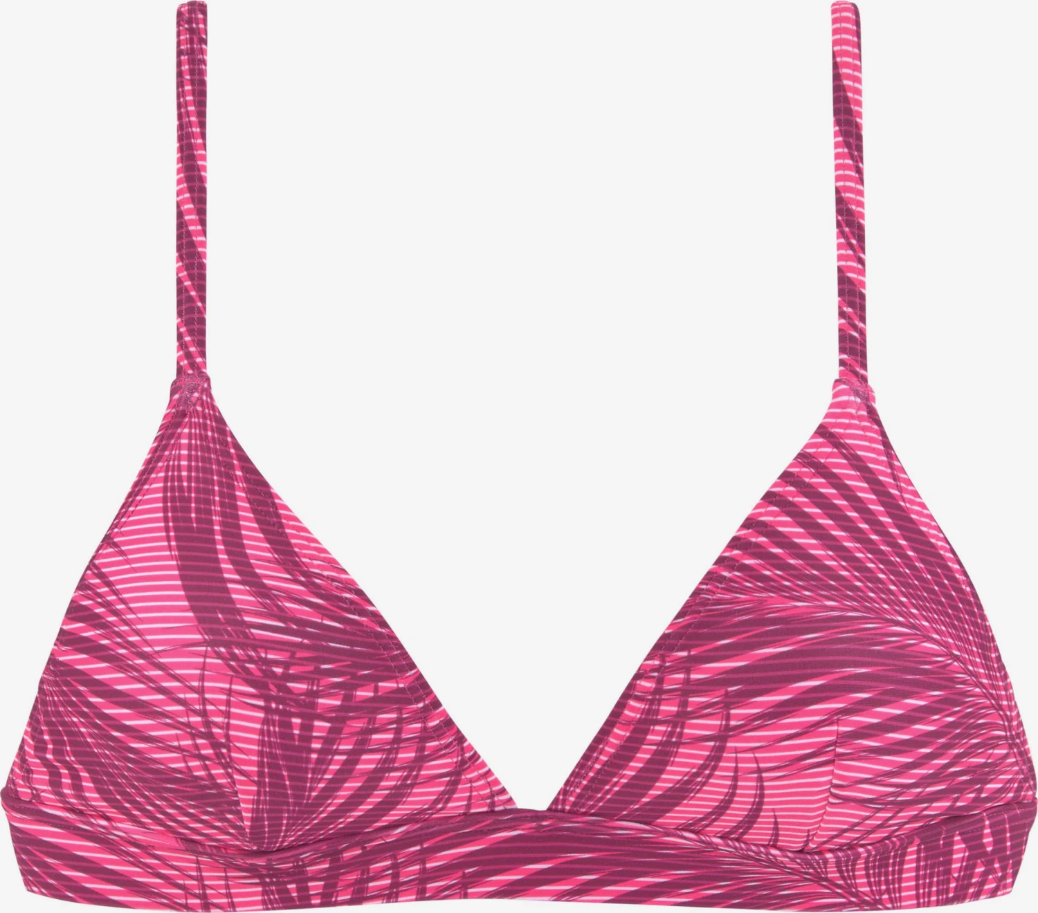 Bikini-overdele Triangel Sportsbikinioverdel Kvinder Pink