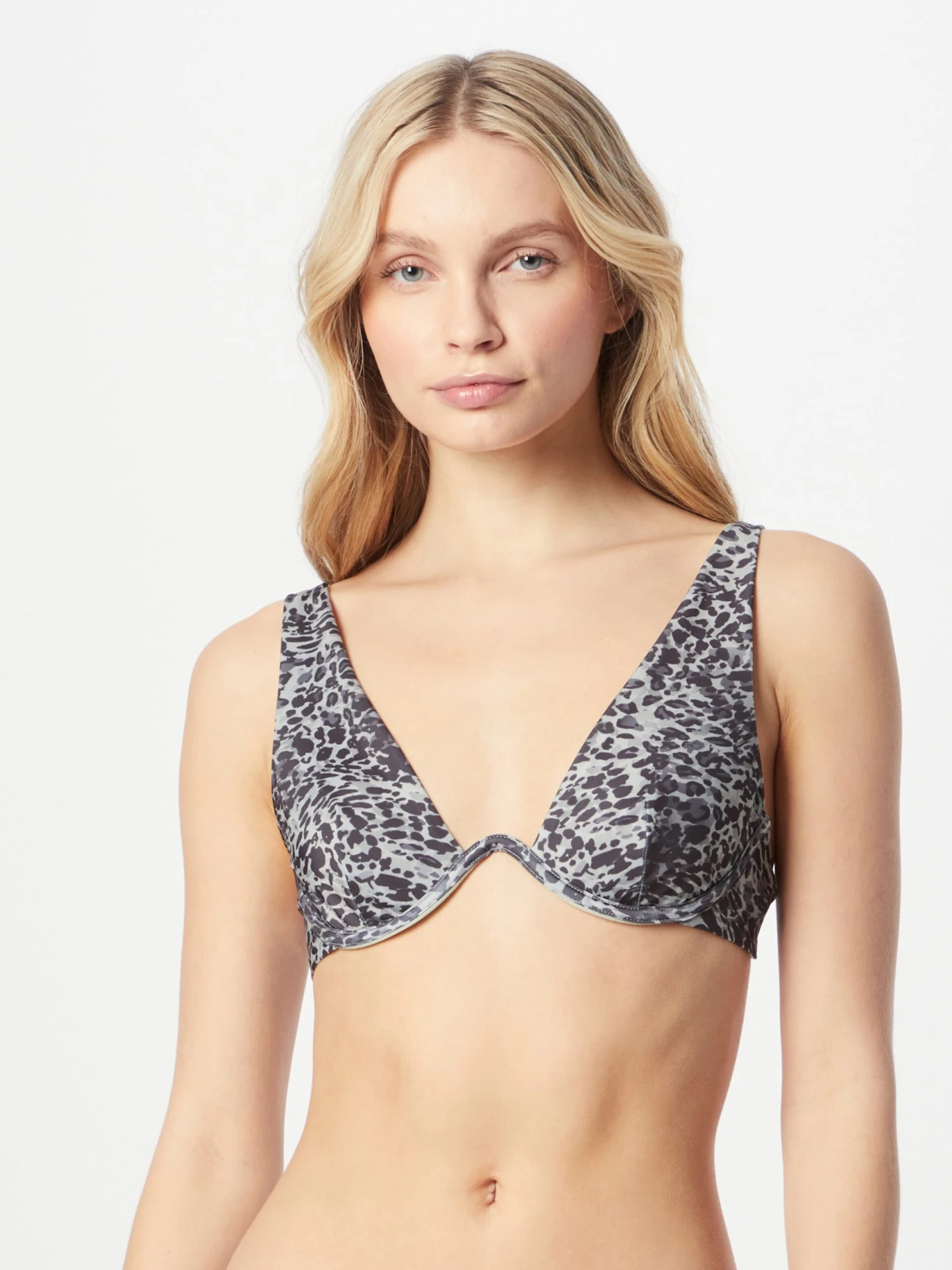 Hunkemöller Bøjle-bikinitoppe Triangel Bikinioverdel Argentina Kvinder Grå / Antracit - Billede 2