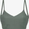 Sunseeker Store Skåle T-shirt-BH Bikinioverdel Kvinder Oliven