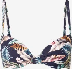 ESPRIT Bøjle-bikinitoppe T-shirt-BH Bikinioverdel Kvinder Marin