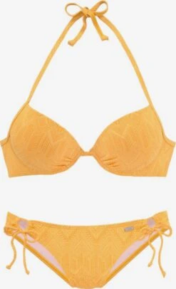 Buffalo Push-up-bikinier Push-up Bikini Kvinder Gul