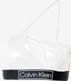 Calvin Klein Swimwear Bustier-bikinitoppe Bustier Bikinioverdel Kvinder Sølvgrå