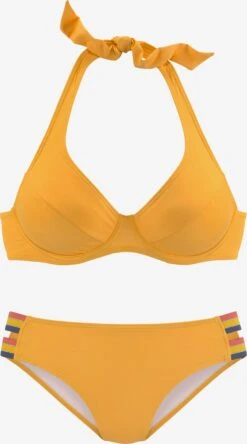 Bøjle-bikinier T-shirt-BH Bikini Kvinder Gul
