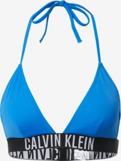Calvin Klein Swimwear Trekants-bikinitoppe Triangel Bikinioverdel Intense Power Kvinder Blå