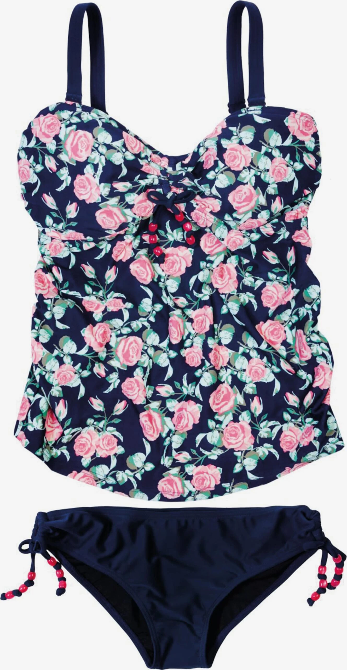 Tankinier Bustier Tankini CAMERON Kvinder Blå