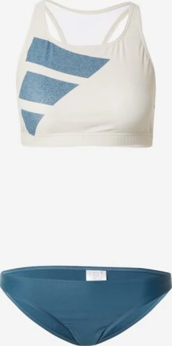 ADIDAS PERFORMANCE Store Skåle Bustier Sportsbikini Kvinder Blå