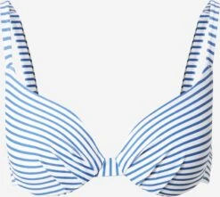 Naturana Bøjle-bikinitoppe Push-up Bikinioverdel Kvinder Blå