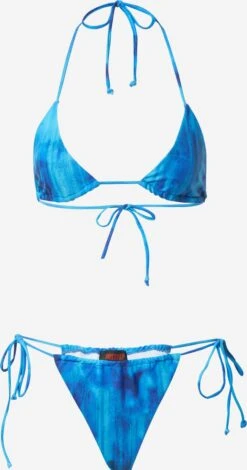 Trekants-bikinier Triangel Bikini Miss Joslin Kvinder Blå / Himmelblå