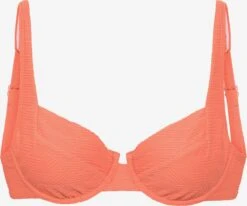 Sunseeker Bøjle-bikinitoppe T-shirt-BH Bikinioverdel Kvinder Fersken