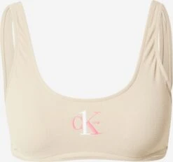 Calvin Klein Swimwear Bustier-bikinitoppe Bustier Bikinioverdel Kvinder Sand