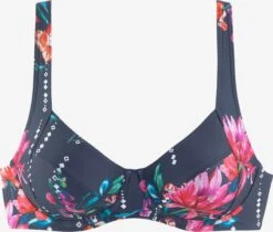 Sunseeker Bøjle-bikinitoppe T-shirt-BH Bikinioverdel Kvinder Navy