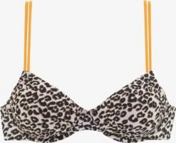 Buffalo Store Skåle T-shirt-BH Bikinioverdel Kvinder Cappuccino / Mørkebrun