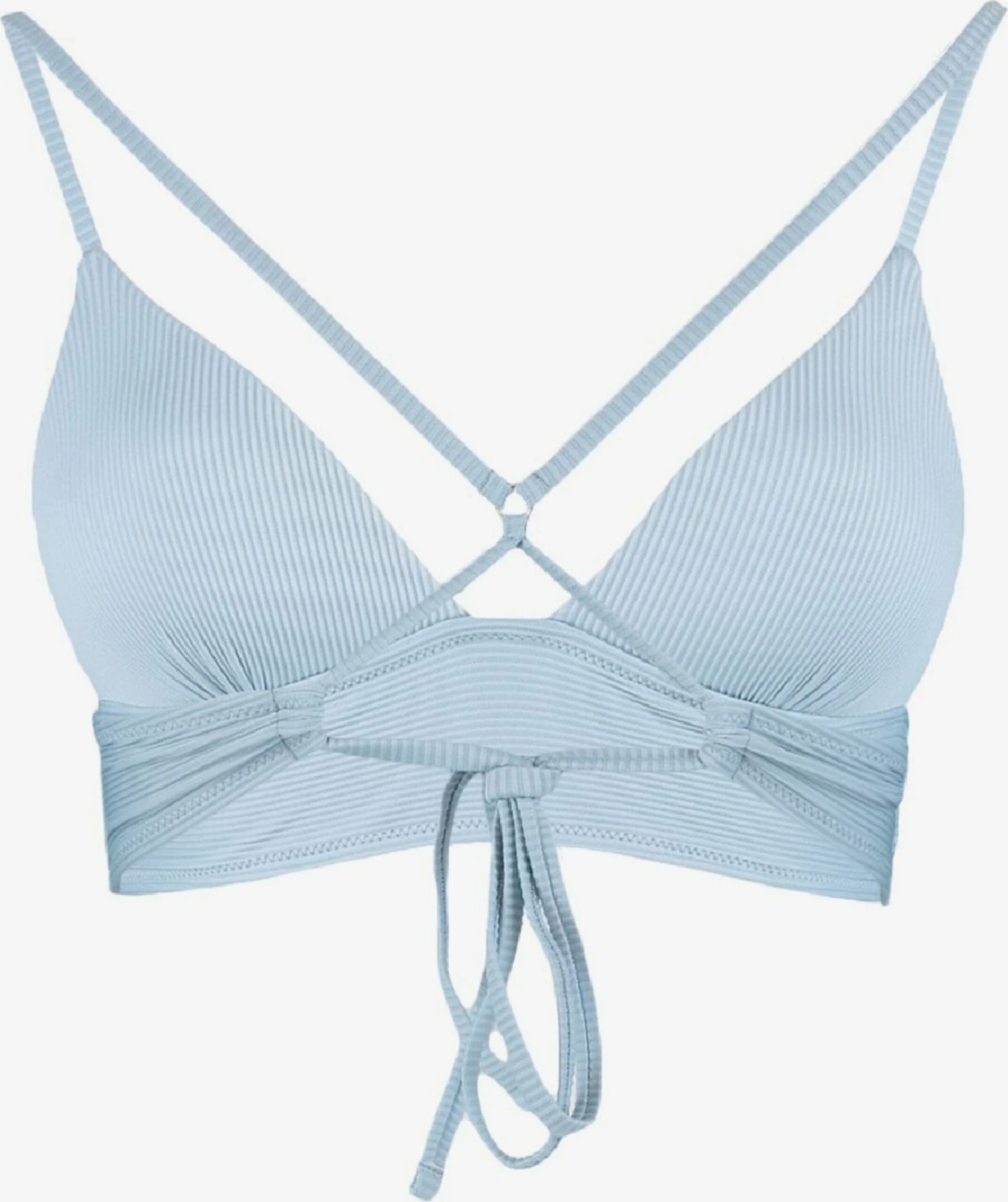 Trendyol Trekants-bikinitoppe Triangel Bikinioverdel Kvinder Himmelblå - Billede 2