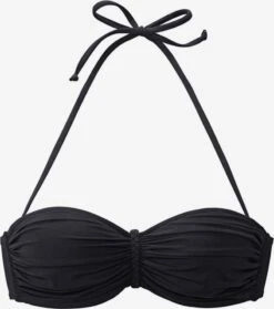Buffalo Bandeau-bikinitoppe Bandeau Bikinioverdel Happy Kvinder Sort