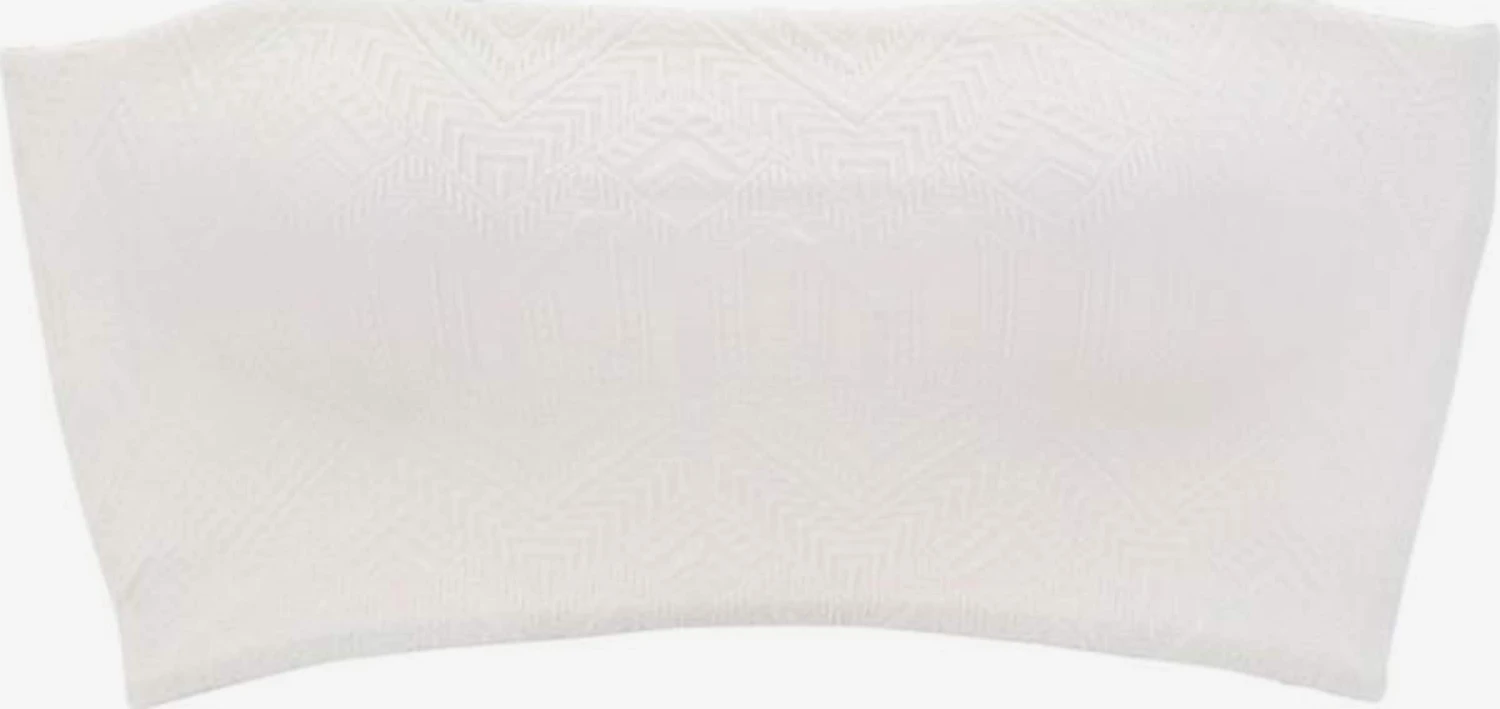 Buffalo Bandeau-bikinitoppe Bandeau Bikinioverdel Kvinder Hvid