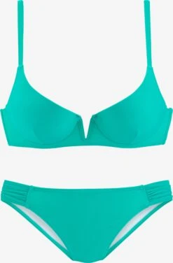 Bøjle-bikinier Push-up Bikini Kvinder Jade