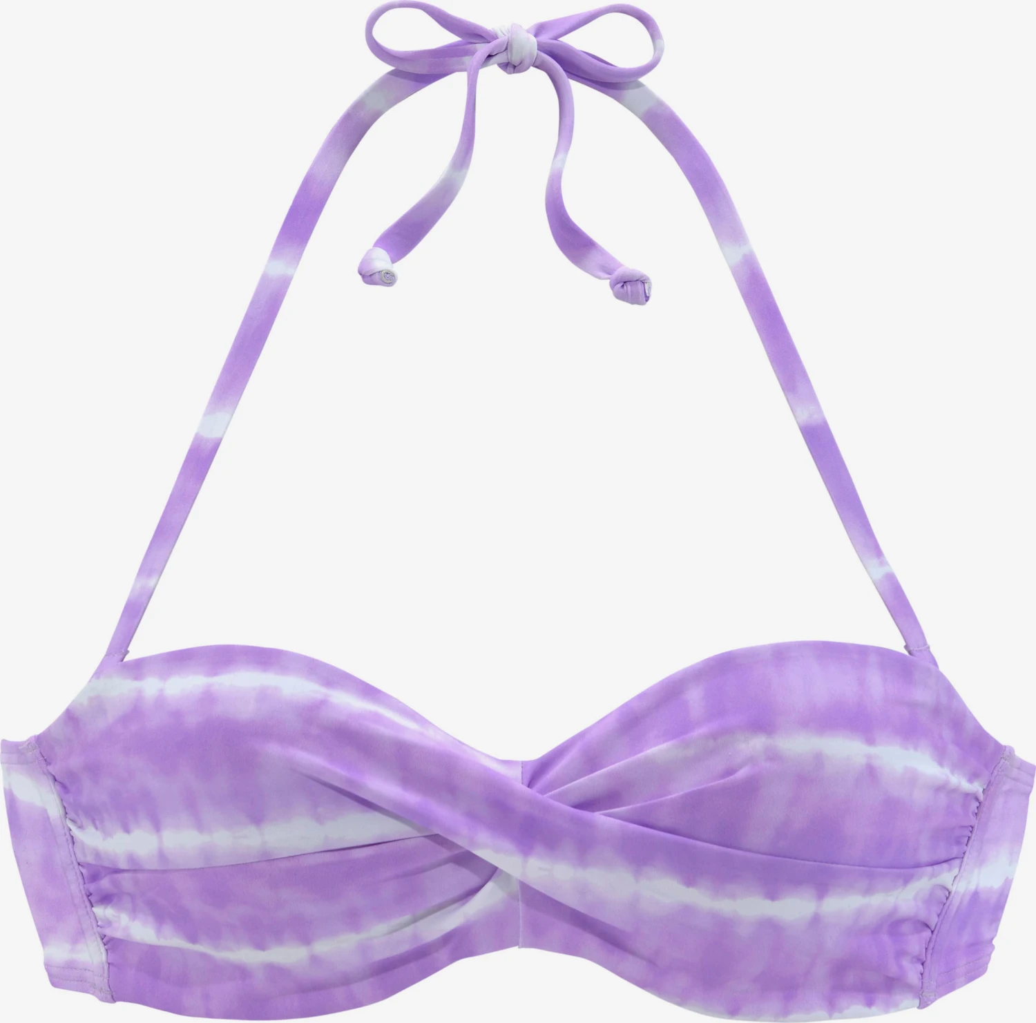 S.Oliver Bandeau-bikinitoppe Bandeau Bikinioverdel Kvinder Lilla