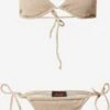 Trekants-bikinier Triangel Bikini Kvinder Beige