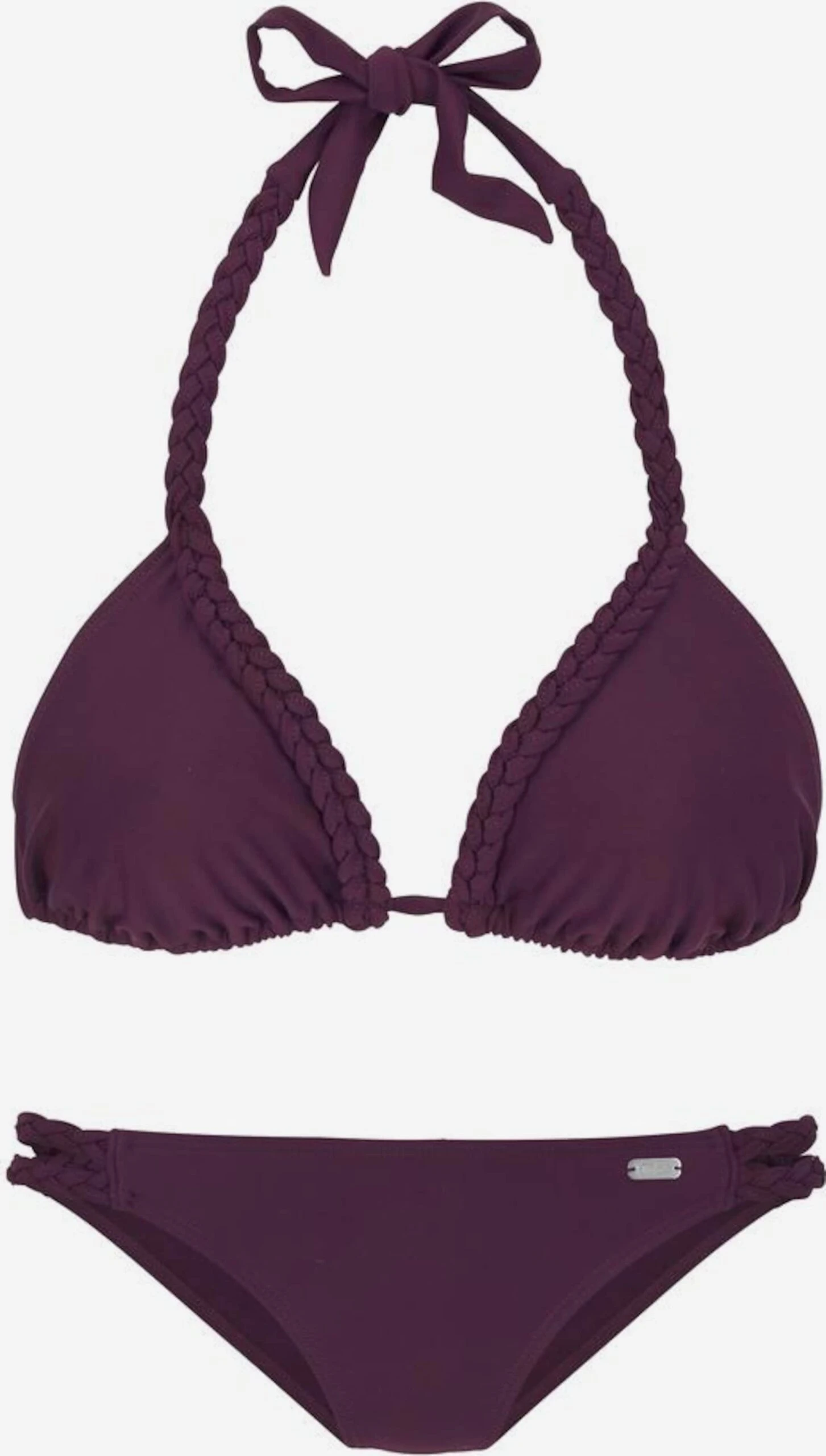 Buffalo Trekants-bikinier Regular Bikini Kvinder Bordeaux
