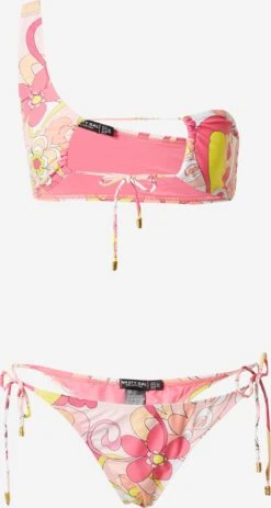 NASTY GAL Bandeau-bikinier Bandeau Bikini Kvinder Lyserød / Gammelrosa